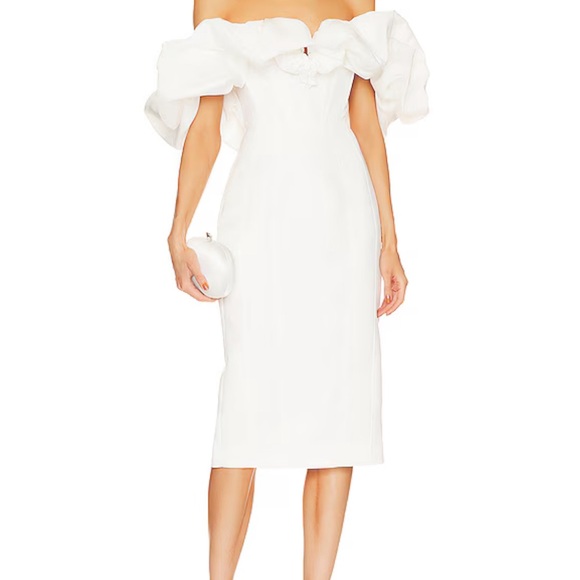 Samara Dress in Off White - Picture 1 of 2